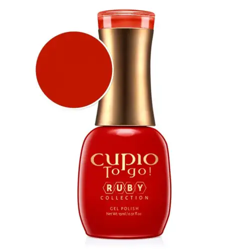Cupio Oja semipermanenta To Go! Ruby Collection - Chilli Red 15ml