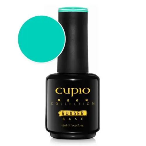 Cupio Rubber Base Neon Collection - Santorini Crush 15ml