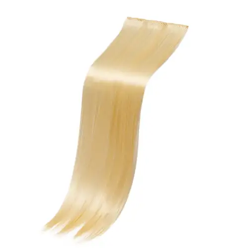 Extensie clip-on Lila Rossa, 60 cm, cu 3 clipsuri, blond inchis