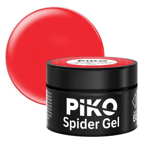 Gel de unghii PIKO spider gel rosu