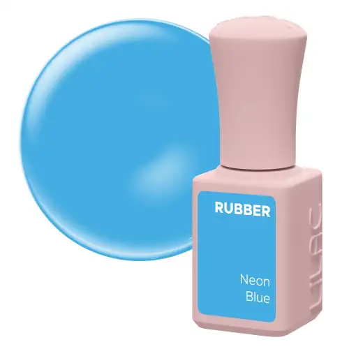 Oja semipermanenta Lilac Rubber Neon Blue 6 g