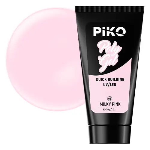 Polygel color, Piko, 30 g, 06 Milky Pink
