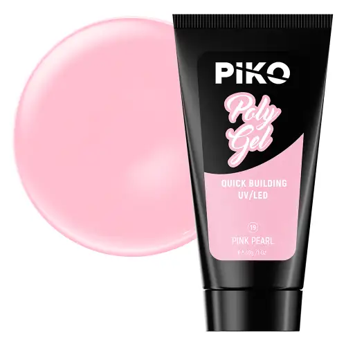Polygel color, Piko, 30 g, 19 Pink Pearl